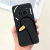 Ни за что Телефон (2а) (2) Черный силиконовый защитный чехол для Nothing Phone2 Phone 2a Милые мультяшные мягкие чехлы