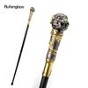 Golden Black Puppy Bulldog Dog Walking Cane Fashion Walking Stick Gentleman Luxury Crosier Knob Walking Stick 93cm