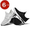 Men Summer Sneakers Breathable Elevator Height Increase Shoes for Height Increasing Shoes Mesh Insole 6cm