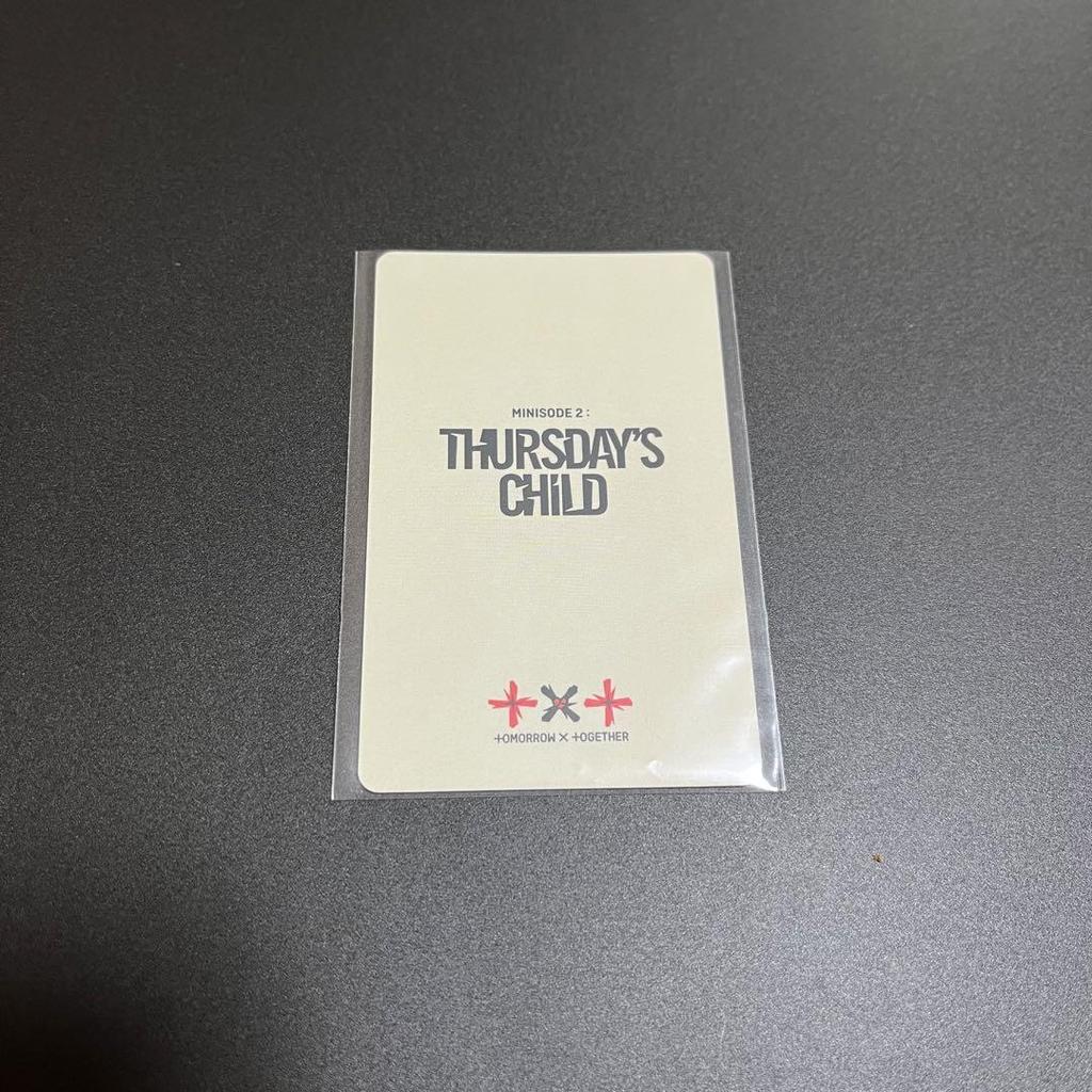 [USED] TXT Beomgyu Weverse Bonus Heart Hologram Trading Card