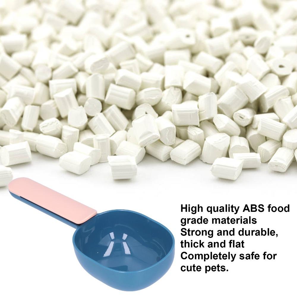 Ergonomic Handle Pet Feeding Scoop Arc Design Cat Food Shovel Compact Pet Food Spoon for Pets