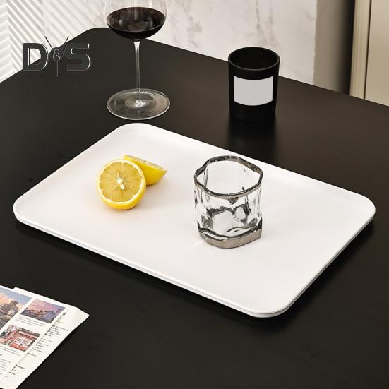 Поднос для сервировки, прямоугольные подносы для овощей и фруктов, для закусок, десертов, печенья, сыра, пластиковые подносы, большие подносы для еды без содержания бисфенола А, праздничные атрибуты