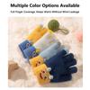 Soft Stretch Kids Full Finger Gloves Winter Warm Knit Mittens for Boys Girls  Outdoor