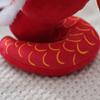 Adorable Red Plush Snake Year Zodiac Doll Soft Toy Perfect For New Year Gifts
