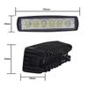 18W 6 LED Car LED Car Work Light Spotlight Daytime Running Light For Car Niva Lada Convex Combo Fog Lamp