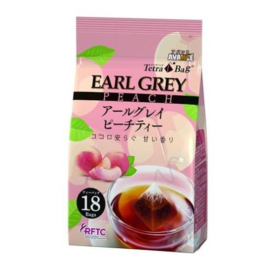 Kokutaro Tetra Bag Earl Grey Peach 18P