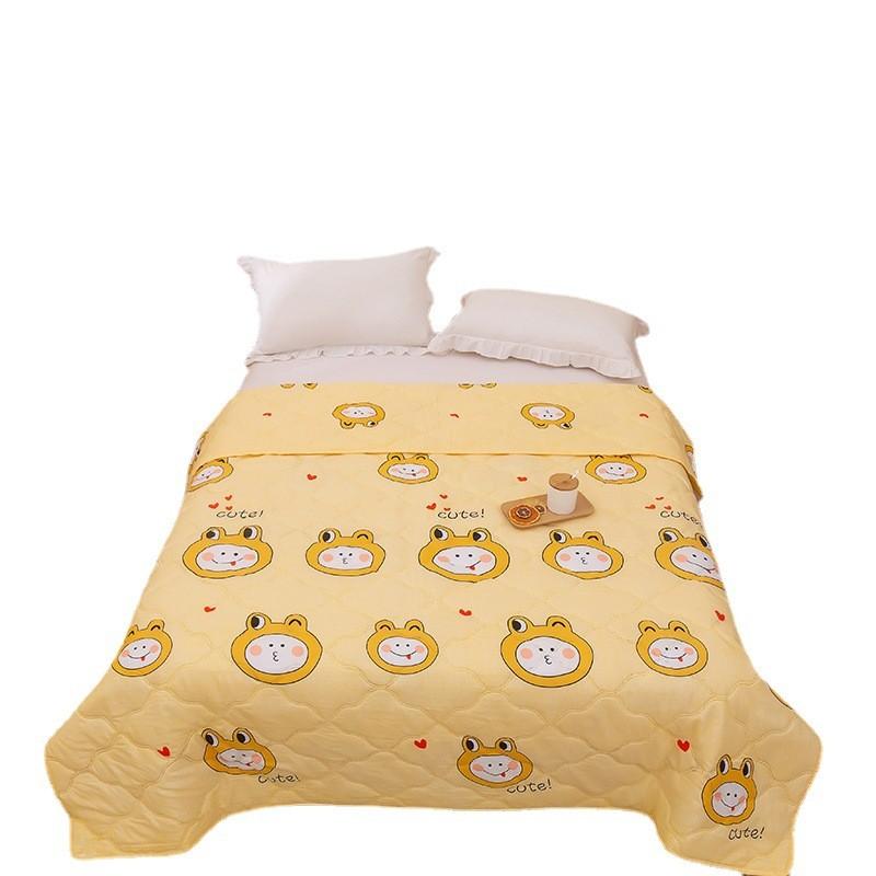Flower Summer Rabbit Bear Print Air Conditioner Quilt With Gift Box Bedroom For