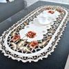 Tablecloth Party Table Vintage 40*85cm DecorationDining Embroidered Floral
