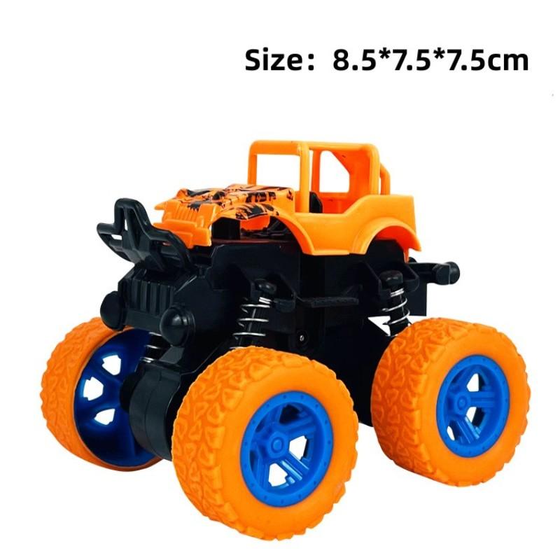 Детский инерционный внедорожник 4WD Яркие цвета Опрокидывание при столкновении на 360 ° Моделирование ударопрочности Высокая способность к восхождению Игрушки для мальчиков Бусина