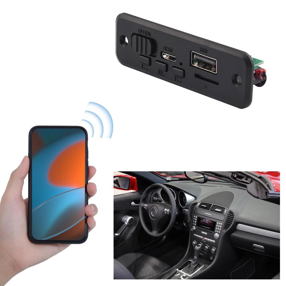 5V Bluetooth 5.0 MP3 Плеер Декодер Плата Автомобильный FM Радио Модуль 2*3W 6W Усилитель Поддержка FM TF USB Звонки Handsfree Горячий