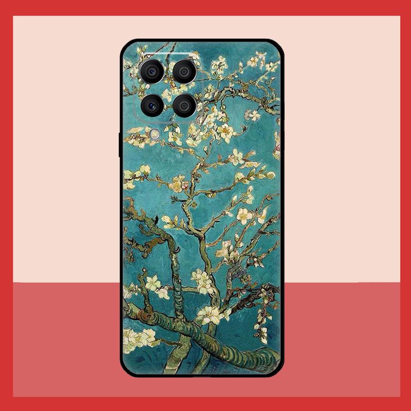 Чехол 'Цветущий миндаль' для Samsung Galaxy M56 M12 M06 M32 M52 M35 M55 M15 M11 M13 M14 M16 M36 M31 M53 M34 M54