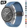 2025 Silicone Strap For Omega X Swatch Joint MoonSwatch Planet Watch Band Metal Magnetic Buckle Wristband Replacement Bracelet