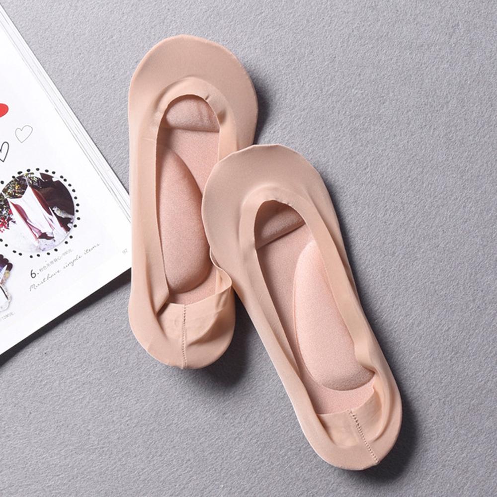 Women Summer Foot Massage with Gel Pads Health Care Arch Support Sock Slippers Invisible Socks 3D Socks