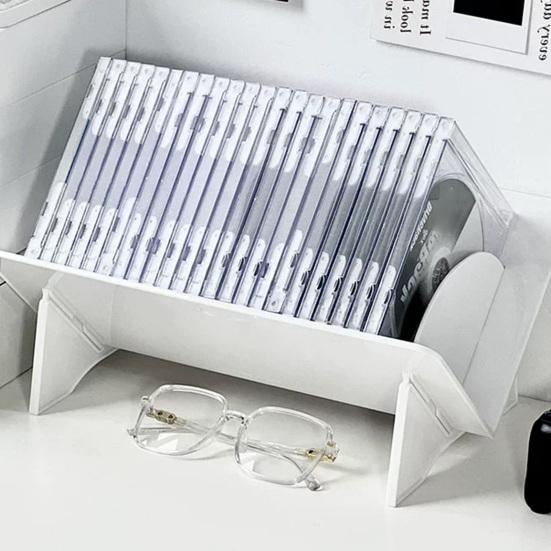 Подставка для DVD-дисплея, органайзер для книг, стеллаж для хранения альбомов, полка большой емкости, настольный держатель для коллекции пластинок, держатель для музыки