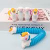 3D Luminou Pop Tube Игрушка Силиконовая Альпака Единорог Push It Bubble Balls Декомпрессионная трубка Антистресс Непоседа Дети Взрослые Подарки