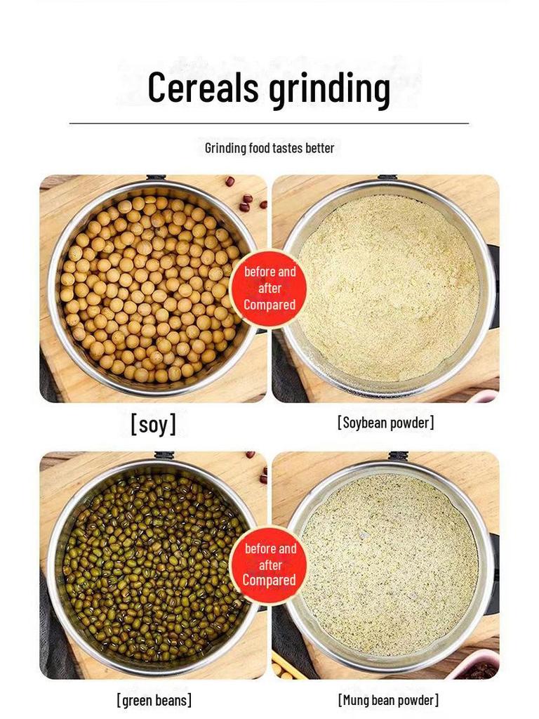 Высокомощная небольшая бытовая зернодробилка и измельчитель