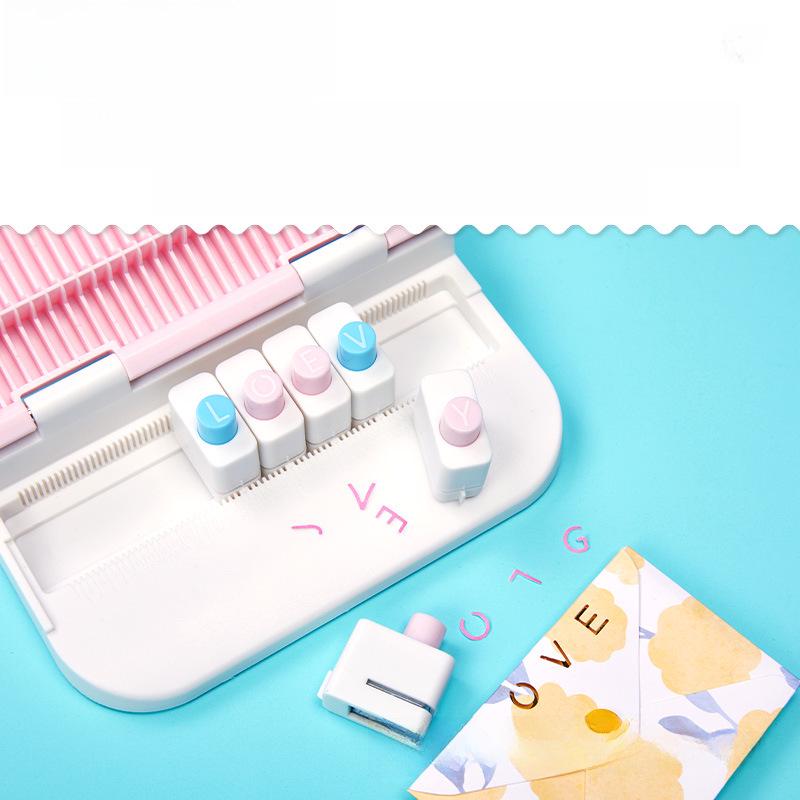 Машина для тиснения букв KEDEYU DIY для поздравительных открыток ручной работы с набором из 26 букв