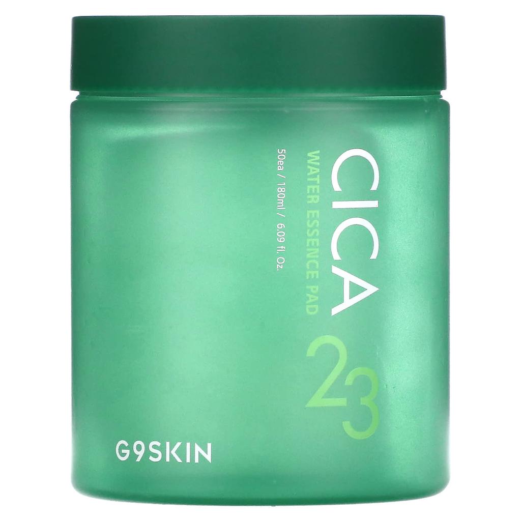 G9SKIN Cica 23 Water Essence Pads, 50 Sheets, 180Ml(6.09Fl Oz)