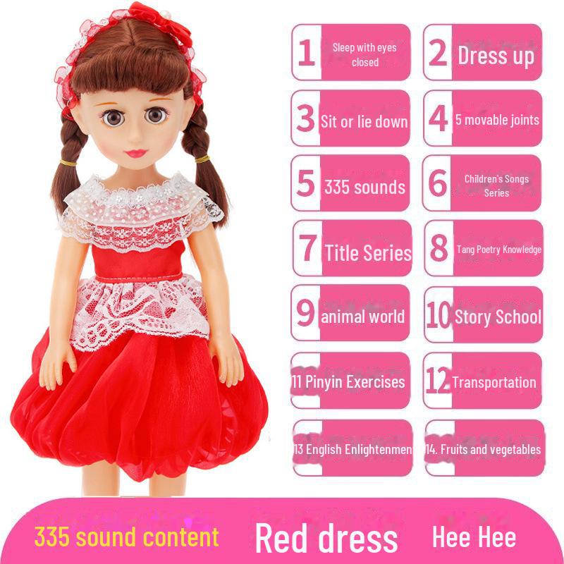 Интерактивная умная кукла-принцесса подарочный набор для девочек