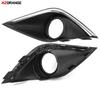 Chrome Fog Light Covers for Mitsubishi Outlander 2016-2018  Fog Lights Bezel Fog Lamp Hood Frame Black Grill car