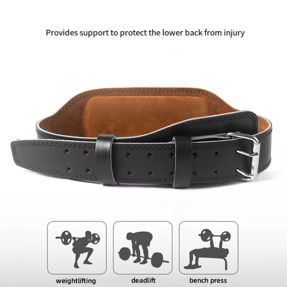 Adjustable Weightlifting Belt Professional Fitness Lumbar Support  Horizontal Bar