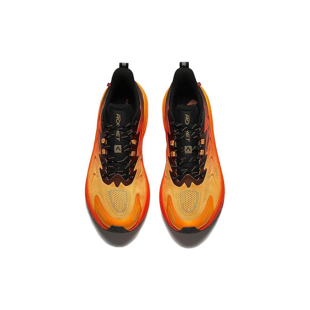 Anta Rocket 5.0 Ткань Удобные Спортивные Нескользящие Износостойкие Низкие Кроссовки Для Мужчин Кроссовки Черный Оранжевый 112345523-2