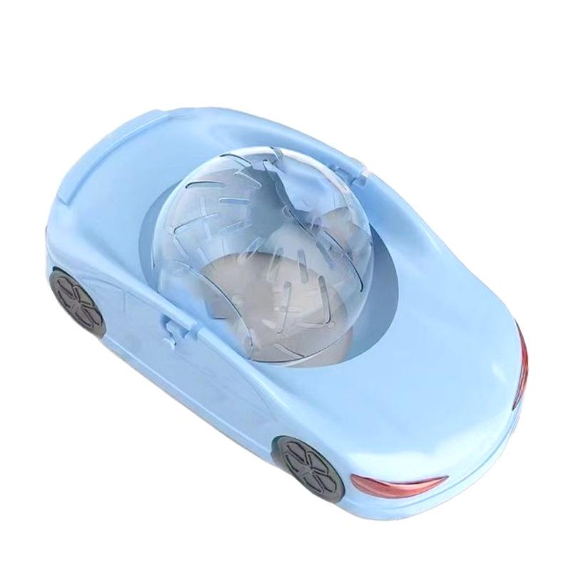 Базовая клетка с лестницей и игрушками для хомяков - трамплин Golden Bear 60 см, лестница и ограждение с мебелью для мелких домашних животных