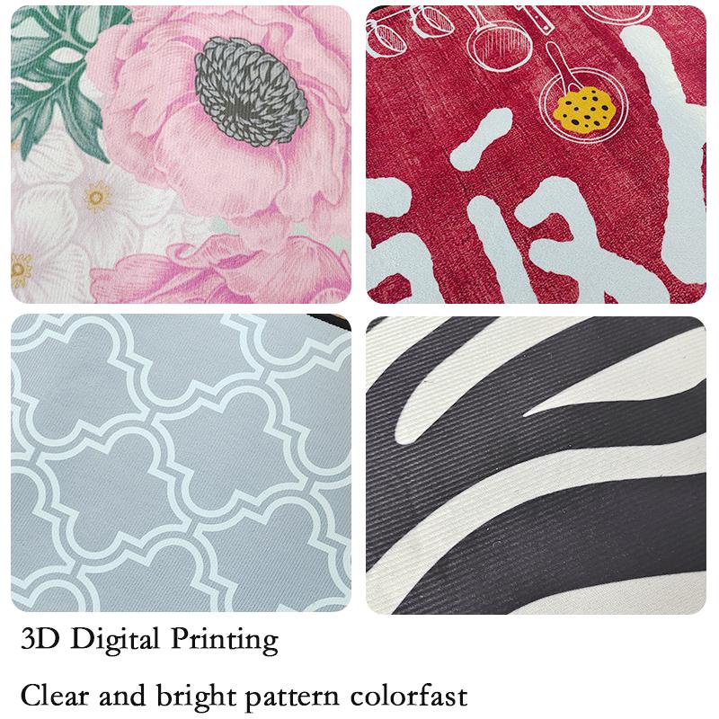 Morandi Color Kitchen Rug Sets 40x60cm 40x120cm 2 Piece Simple Geometric Solid Floor Mat Non-slip Washable Bedroom Chair Rug