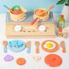 Wooden Kitchen for Kids, Mini with Cooking Utensils, Toys School Children, Boys And Girls,