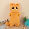 PP Cotton Long Giant Cats Plush Cartoon Cat Stuffed Plushie Animal Bolster Pillow  Christmas Toy