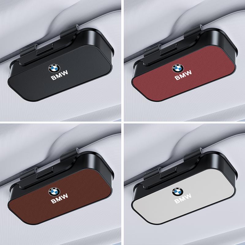 MXUI1 Car Visor Sunglasses Car Glasses Clip Case Storage Box For BMW M 50th F30 F40 F10 E90 F20 E46 E60 X7 X3 X2 X5 X6 G20 G05 G11 E48