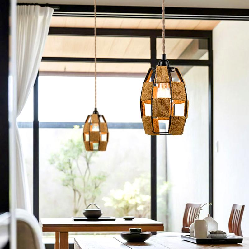 1 шт., крышка лампы, потолочные светильники, абажур, напольная лампа, бумажная веревка, бохо, ручная работа, вязаная люстра, настенная подвеска