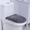 Warm Toilet Seat Cover Thickened WC Cover Easy Install Toilet Lid Cover  Bathroom Decorative