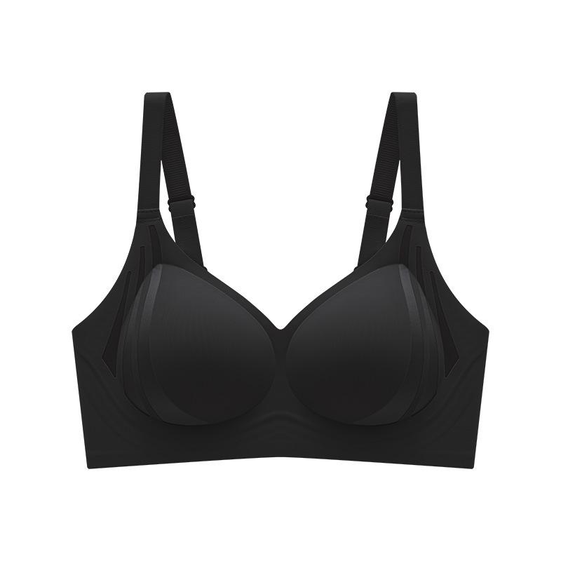 Бесшовный бюстгальтер с глубоким V-вырезом и защитой от провисания - Подтягивающий эффект для пышной груди