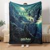Custom Name "Harry Potter White Owl" blanket for Couch & Bed, Plush Cozy Fuzzy Blanket Super Soft & Warm Blankets for Fall and Winter. 0908105
