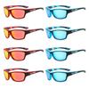 8pcs Fashion Square Men's Super Cool Glasses Trendy Style Ultra Eye-Catching Comfortable Wear Essential Accessory