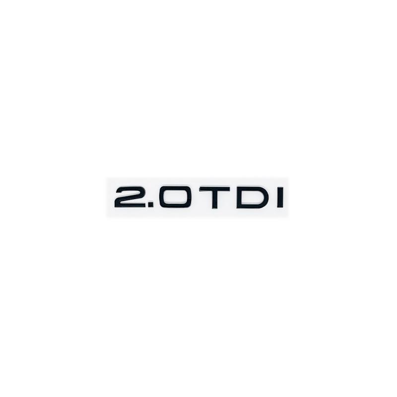 1Pc 3D ABS 2.0TDI/3.0TDI Displacement Badge Sticker - for A1/A3/A4/A5/A6/A7/A8/Q2/Q3/Q5/Q7 Trunk