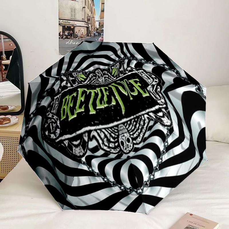 Beetle Haunted House Umbrella 8-Frame for Travel, camping, Casual Lightweight Portable Umbrella, Essential for every family Holidays Gift
