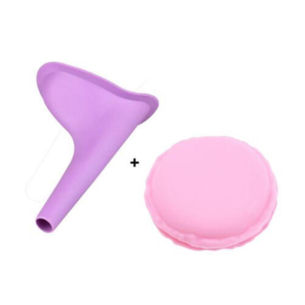 Уличный писсуар Женский писсуар для женщин Портативное устройство для мочеиспускания Воронка для писсуара с упаковочной коробкой для путешествий, кемпинга, пеших прогулок и активного отдыха