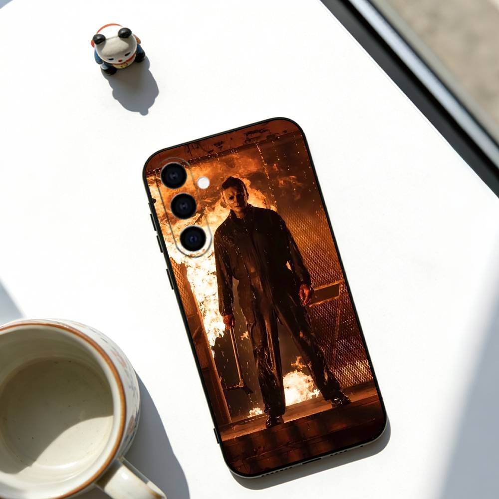Чехол для телефона Halloween Michael Myers для Samsung Galaxy A73, A72, A71, A70, A53, A52, A51, Мягкий силиконовый черный чехол