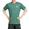 adidas Essentials Climacool Удобная Универсальная Модная Футболка с Коротким Рукавом Мужские Топы Зеленая JD0174