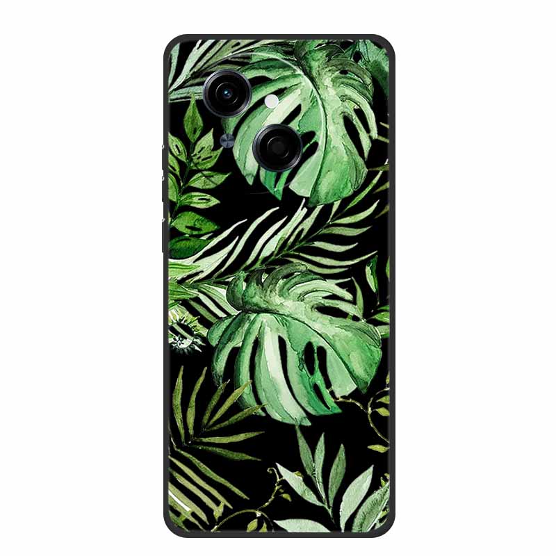 Чехол For Tecno Spark 40C Чехол Spark40C Мультяшный Кот Черный ТПУ Силикон Мягкий Чехол для Телефона Для Tecno Spark 40C 40 C Задняя Крышка Чехол