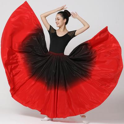 720 градусов Испания Фламенко Танец Исполнитель Платья Женщины Сценическое Выступление Танцевальные Юбки Костюмы Vestido