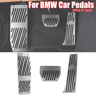 Для BMW X1 M3 E30 E36 E39 E46 E87 E90 E91 E92 E93 автомобильный стайлинг серебристый алюминиевый сплав автомобильные педали отдых модные автомобильные аксессуары