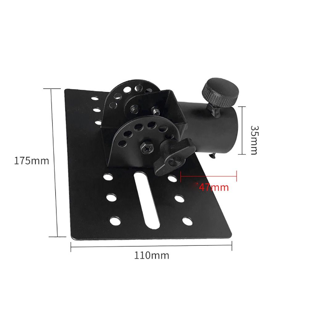 35mm Rotatable Metal Mount Tripod Pole Metal Construction Adapter Top Cap Pallet Speaker Bracket