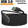 0,5/1/2/3 м Плетеный нейлоновый USB 3.0 Папа-Мама Высокоскоростной Кабель Передачи Данных Для ПК Ноутбуков Камеры Принтера Удлинитель