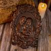 Holy Family Wooden Icons Catholic Religious Items, Home Wall Decor, Wood Carved Byzantine Icons, Creative Religious Gifts