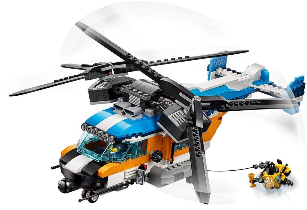 LEGO Creator Twin Rotor Helicopter 31096 Block Toy Girls Boys