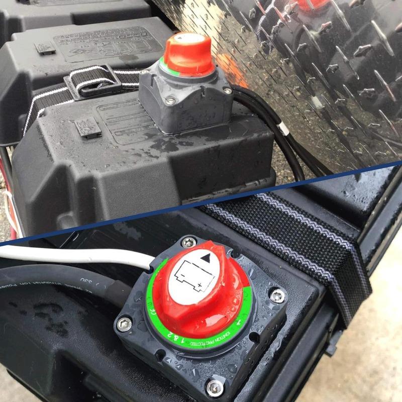 Переключатель battery 1-2-Pun 12V 24V 48V 200A Высокотоковый выключатель-размыкатель питания аккумулятора для Грузовика Транспортного Средства Прицепа Автодома Лодки Яхты