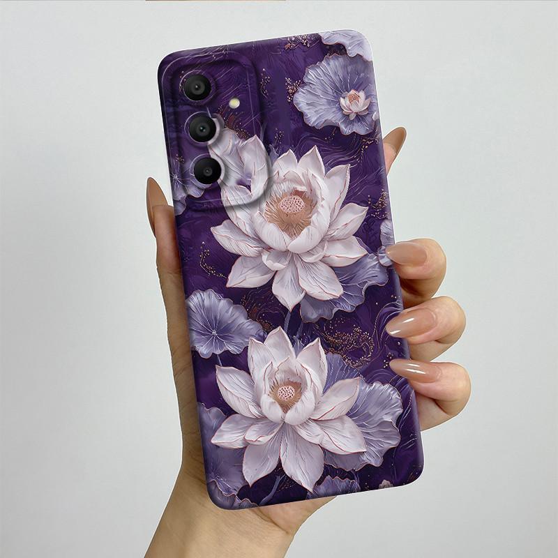 Sweet Soft Phone Case for Samsung Galaxy A15 A155 A156 4G 5G Fashion Cool Painted Cases Protection Back Cover Accessories Casing